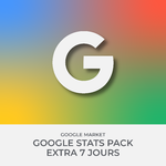 GOOGLE STATS PACK EXTRA 7 JOURS